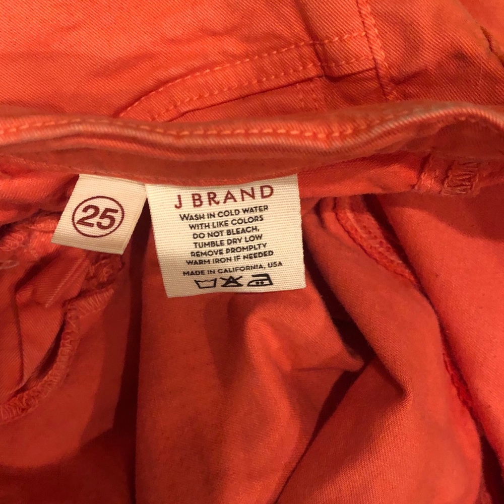 J BRAND tangerine skinny jeans - Picture 3 of 6